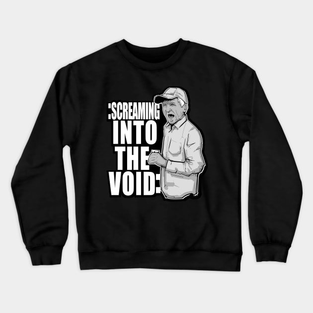 Screaming Into The Void Crewneck Sweatshirt by LVBart